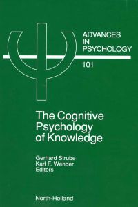 Titelbild: The Cognitive Psychology of Knowledge 9780444899422