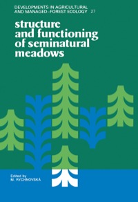 Cover image: Structure and Functioning of Seminatural Meadows 1st edition 9780444986696