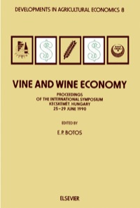 表紙画像: Vine and Wine Economy 1st edition 9780444987112