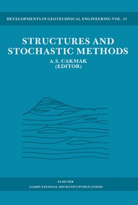 Cover image: Structures and Stochastic Methods 9780444989550