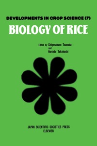 表紙画像: Biology of Rice 1st edition 9780444996152