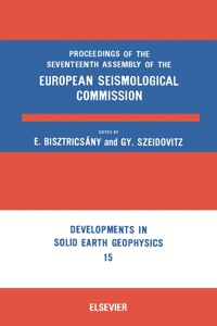 Cover image: Proceedings of the Seventeenth Assembly of the European Seismological Commission 1st edition 9780444996626