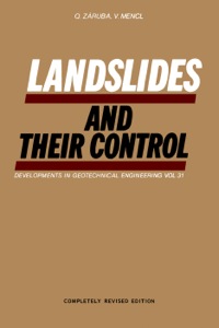表紙画像: Landslides and Their Control 2nd edition 9780444997005