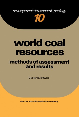 Cover image: World Coal Resources: Method of Assessment and Result 9780444997791