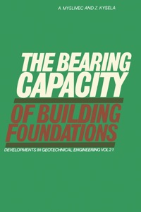 Imagen de portada: The Bearing Capacity of Building Foundations 9780444997944