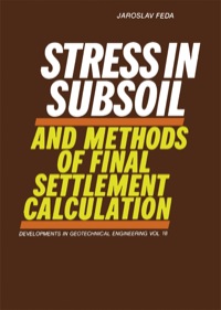 Immagine di copertina: Stress in Subsoil and Methods of Final Settlement Calculation 9780444998002