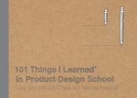 Cover image: 101 Things I Learned® in Product Design School 9780451496737