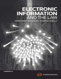 表紙画像: Electronic Information & the Law 1st edition 9780455227399