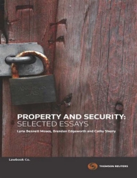 Titelbild: Property & Security: Selected Essays 1st edition 9780455227573