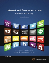 Cover image: Internet & E-commerce Law Business & Policy 2nd edition 9780455227962