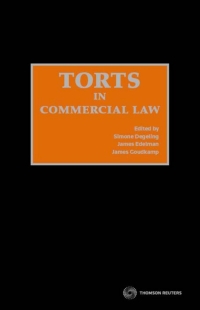 Imagen de portada: Torts In Commercial Law 1st edition 9780455229232