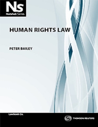 Cover image: Nutshell: Human Rights Law 1st edition 9780455229904