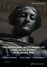 Imagen de portada: Professional Responsibility & Legal Ethics QLD 2nd edition 9780455232126