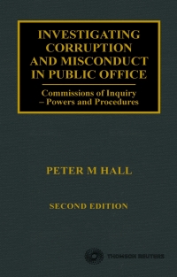 表紙画像: Investigating Corruption and Misconduct in Public Office 2nd edition 9780455232140