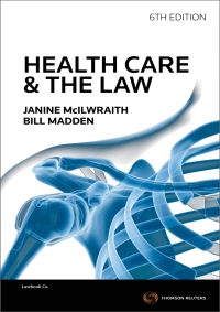 Omslagafbeelding: Health Care & the Law 6th edition 9780455232829