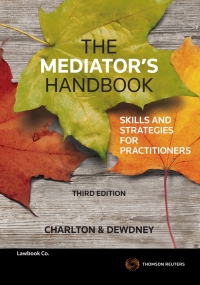 Cover image: The Mediator's Handbook 3rd edition 9780455233291