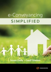 Imagen de portada: eConveyancing Simplified 1st edition 9780455234670