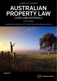 Imagen de portada: Australian Property Law: Cases & Materials 5th edition 9780455237886