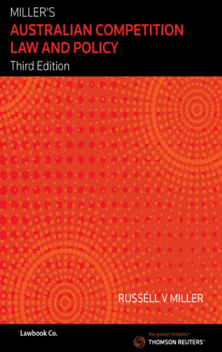 Cover image: Miller's Australian Competition Law & Policy