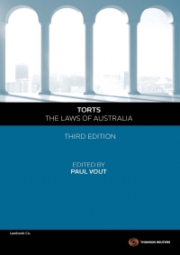Cover image: Torts - The Laws of Australia 3rd edition 9780455238487