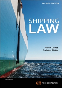 Cover image: Shipping Law 4th edition 9780455226767