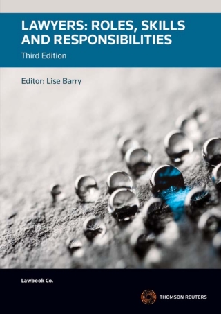 Imagen de portada: Lawyers: Roles, Skills & Responsibilities 3rd edition 9780455239163