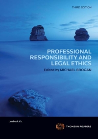 Cover image: Professional Responsibility and Legal Ethics 3rd edition 9780455239637