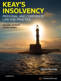 Imagen de portada: Keay's Insolvency: Personal and Corporate Law and Practice 10th edition 9780455239811