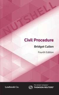 Omslagafbeelding: Nutshell: Civil Procedure 4th edition 9780455241074