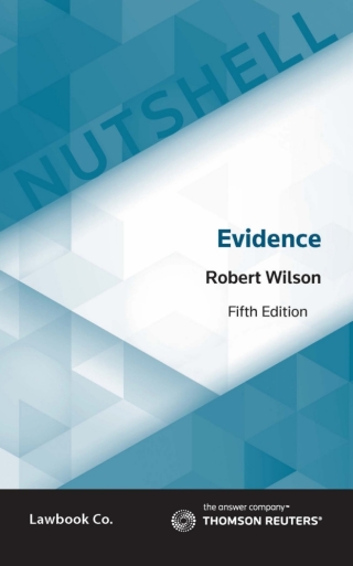 Imagen de portada: Nutshell: Evidence 5th edition 9780455241159