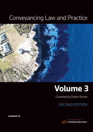 Cover image: Conveyancing Law and Practice Volume 3 2nd edition 9780455241609
