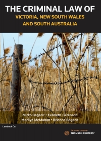 Imagen de portada: Criminal Law of Victoria, New South Wales & South Australia 1st edition 9780455241876