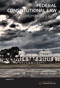 Imagen de portada: Federal Constitutional Law: A Contemporary View 5th edition 9780455241449