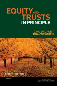Cover image: Equity and Trusts in Principle 4th edition 9780455241937