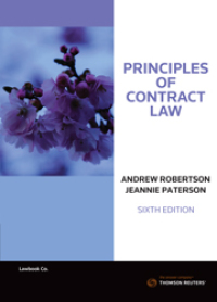 Cover image: Principles of Contract Law 6th edition 9780455243085