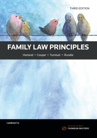 Cover image: Family Law Principles 3rd edition 9780455244532