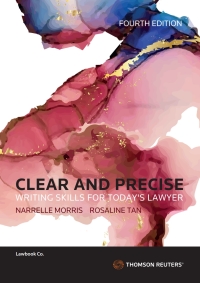 Immagine di copertina: Clear and Precise Writing Skills for Today's Lawyers 4th edition 9780455245034