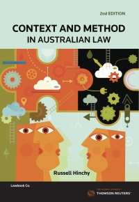 صورة الغلاف: Context and Method in Australian Law 2nd edition 9780455245164