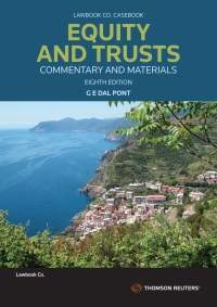 Cover image: Equity & Trusts: Commentary & Materials 8th edition 9780455246772
