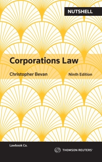 Cover image: Nutshell: Corporations Law 9th edition 9780455247144