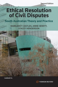 Imagen de portada: Ethical Resolution of Civil Disputes: SA Theory & Practice 2nd edition 9780455247274
