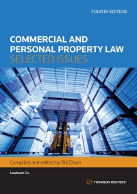 Cover image: Commercial and Personal Property Law: Selected Issues 4th edition 9780455247694