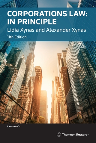 Imagen de portada: Corporations Law: In Principle 11th edition 9780455247915