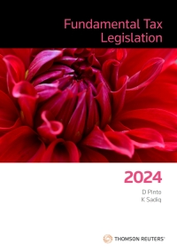 صورة الغلاف: Fundamental Tax Legislation 2024 1st edition 9780455248172