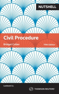 Omslagafbeelding: Nutshell: Civil Procedure 5th edition 9780455248295