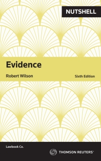 Cover image: Nutshell: Evidence 6th edition 9780455248516