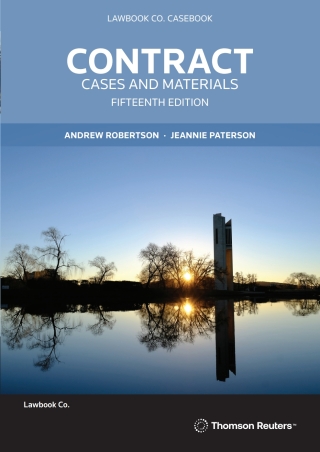 Cover image: Contract: Cases and Materials 15th edition 9780455248639