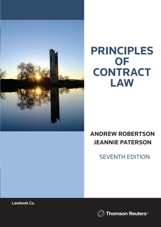 Cover image: Principles of Contract Law 7th edition 9780455248653