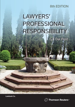 Imagen de portada: Lawyers' Professional Responsibility 8th edition  9780455248790