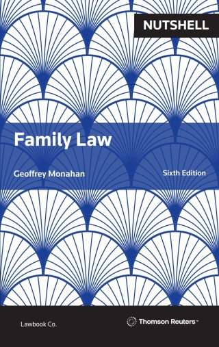 Cover image: Nutshell: Family Law 6th edition 9780455248899